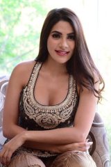 Nikki Tamboli at Kanchana 3 Success Meet